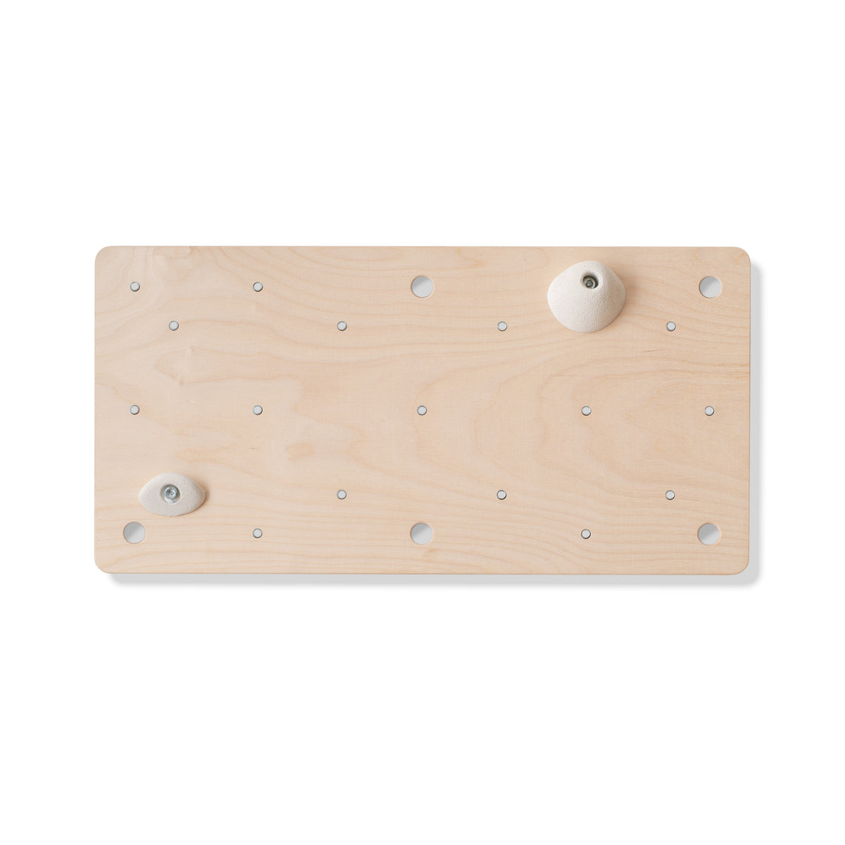 Climbsy M size birch plywood climbing wall panel, 40 × 80 cm, with holds